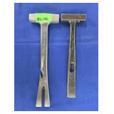 (2) CRATE HAMMERS - ARM & HAMMER AND BRIDGEPORT
