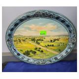 1863 BATTLEFIELD OF GETTYSBURG TRAY - 16.75"