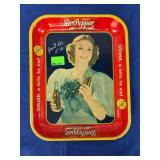 DR. PEPPER TRAY - 1938 - 13.25"