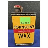 1930S JOHNSON 1 PINT WAX