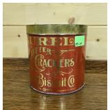 SAUREL 20 OUNCE BUTTER CRACKERS TIN