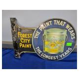 FOREST CITY PAINTS SIGN - 19.5"