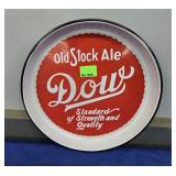 DOW STOCK ALE PORCELAIN TRAY - 12"
