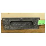1881 BRASS LETTER SLOT - 7"