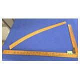 LUFKIN 8132 L SQUARE RULER & LUFKIN 8151 TAILOR