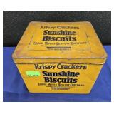KRISPY CRACKERS SUNSHINE BISCUITS - 40 OZ TIN