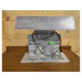 WENDELL AUGUST FORGE RHODODENDRON BANK LAMP