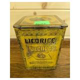 MELLOR & RITTENHOUSE LICORICE TIN - 6.75"