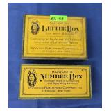 IROQUOIS NUMBER & LETTER BOXES