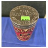 ROYAL BAKING POWDER 5LB TIN