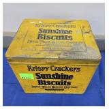 KRISPY CRACKERS SUNSHINE BISCUITS 2 LB TIN