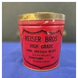 REISER BROS HOME DRESSED 2LB 9 OZ MEATS TIN