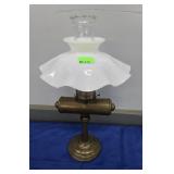 BRASS STUDENT LAMP - 18"