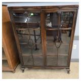 MAHOGANY 2 DOOR CABINET - 48" X 53"