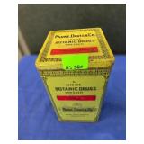 PARKE DAVIS BOTANIC DRUGS TIN - 9"
