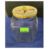 PLANTERS GLASS JAR - 9"