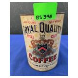 THE HOME COFFEE CO 1 LB TIN - NO LID