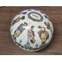 ANTIQUE DECALCOMANIA BLOWN GLOBE