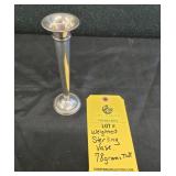 WEIGHTED STERLING BUD VASE - 78 GRAMS TWT