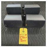 (4) KLIPSCH PRO MEDIA 2.1 THX COMPUTER SPEAKERS