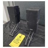 (3) BOSE DOUBLE CUBE SPEAKERS