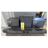 YAMAHA YAS-201 SPEAKER & (3) SPEAKERS