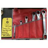 SNAP-ON DOUBLE END RATCHET WRENCHES - 1/4" -