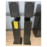 (2) B & W CM1 BOOKSHELF SPEAKERS