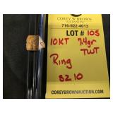 10K PEARL RING - 1.6 GRAMS TWT