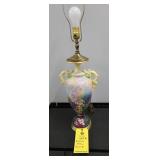 FLORAL URN LAMP