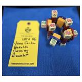 JANE CARLIN BAKELITE GAMING BRACELET