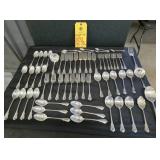 (66 PC) WALLACE STERLING FLATWARE - 1889 GRAMS TWT