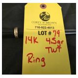 14K RING - 4.5 GRAMS TWT