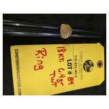 10K RING - 4.7 GRAMS TWT - SIZE 8