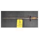 21" JAPANESE ARISAKA BAYONET WITH SCABBARD