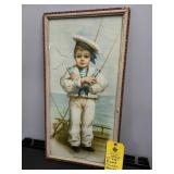 FRAMED COLUMBIA MIDSHIPMITE ADVERTISING