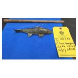 CHAUTAUQUA LAKE DECOY WITH JIG STICK - 7"