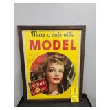 FRAMED MODEL POSTER - 25" X 31"
