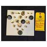 (20) GARY HARBOUR SCRIMSHAW BUTTONS