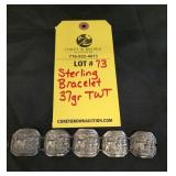 STERLING BRACELET - 37 GRAMS TWT