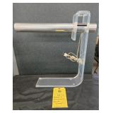 ROBERT SONNERMAN LUCITE - ALUMINUM LAMP