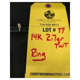 14K RING - 2.7 GRAMS TWT