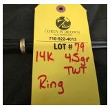 14K RING - 4.5 GRAMS TWT