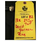 18K DAVID YURMAN RING - 24.2 GRAMS TWT