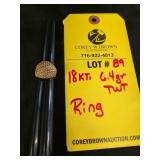 18K RING - 6.4 GRAMS TWT