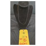 14K NECKLACE - .6 GRAM TWT