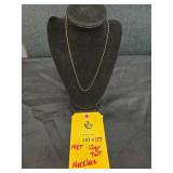 14K NECKLACE - 1.2 GRAMS TWT