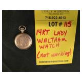 14K LADY WALTHAM WATCH