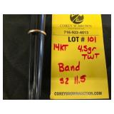 14K BAND - 4.5 GRAMS TWT - SIZE 11.5