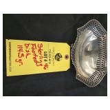 STERLING FOOTED DISH - 114.5 GRAMS TWT